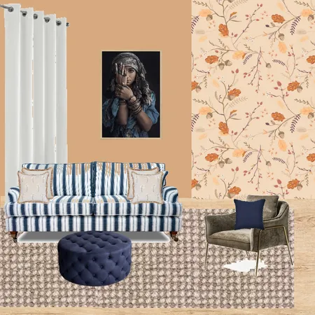 צבעים משלימים כחול וכתום Interior Design Mood Board by anatsella on Style Sourcebook