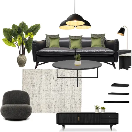 dark living room Interior Design Mood Board by TashaSimiyu on Style Sourcebook