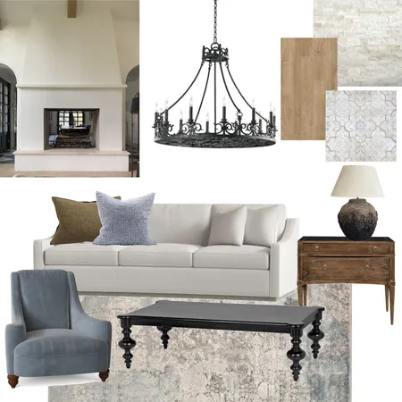 Mediterranean Living Room Interior Design Mood Board by EH Design on Style Sourcebook