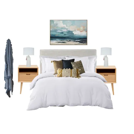 Katrina Bedroom- artwork 2 blue beach Interior Design Mood Board by C Inside Interior Design on Style Sourcebook