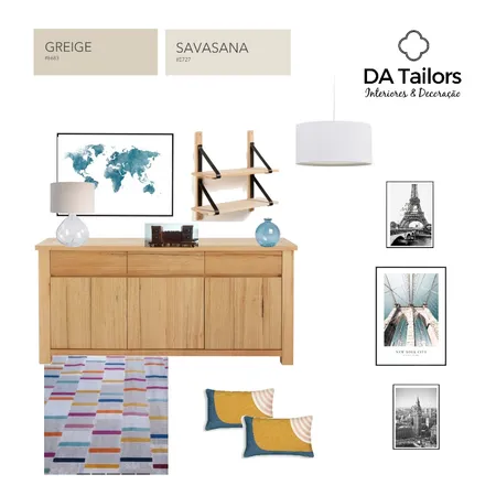 Sunny Office Leça Residence Interior Design Mood Board by DA Tailors on Style Sourcebook