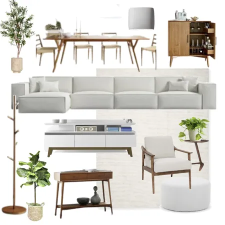 Mid Century Interior Design Mood Board by MiaoPlus on Style Sourcebook