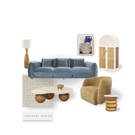 Modern Luxe - Rounded Interior Design Mood Board by E N V I S U A L      D E S I G N on Style Sourcebook
