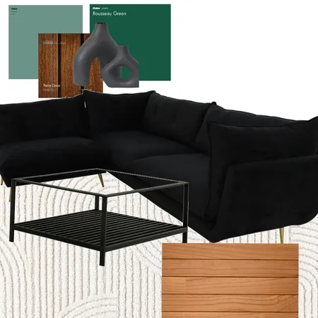 Living Room - black couch Interior Design Mood Board by amit_rose on Style Sourcebook