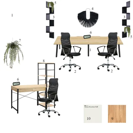 Work Space Interior Design Mood Board by Ish on Style Sourcebook