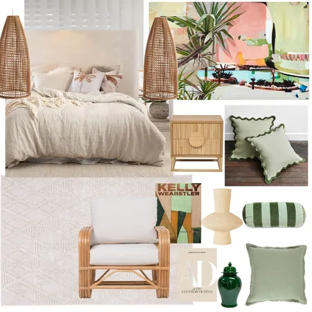Guest Bedroom Interior Design Mood Board by Villa Cove on Style Sourcebook