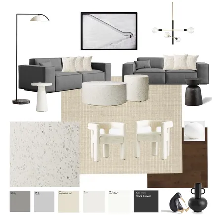Softminimal - Living room Interior Design Mood Board by Inner Design on Style Sourcebook
