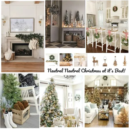 Neutral Neutral Christmas Mood Interior Design Mood Board by Richard Howard on Style Sourcebook
