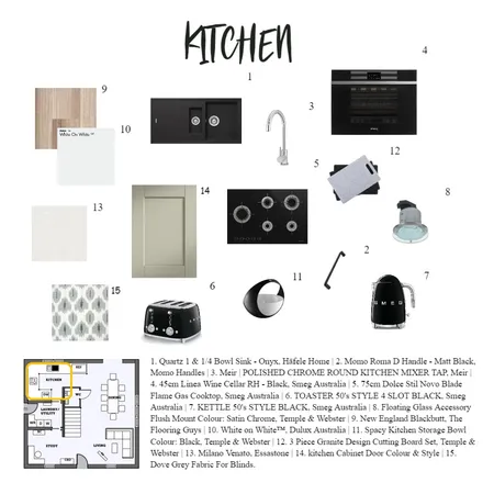 kitchen Interior Design Mood Board by Lottieball18 on Style Sourcebook