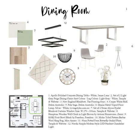 dining room Interior Design Mood Board by Lottieball18 on Style Sourcebook