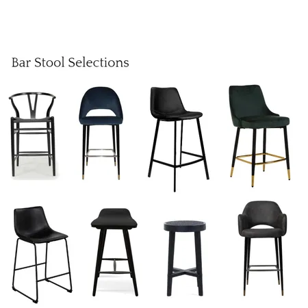 Bar Stool Selections Interior Design Mood Board by Formery | Architect & Interior Designer Melbourne on Style Sourcebook
