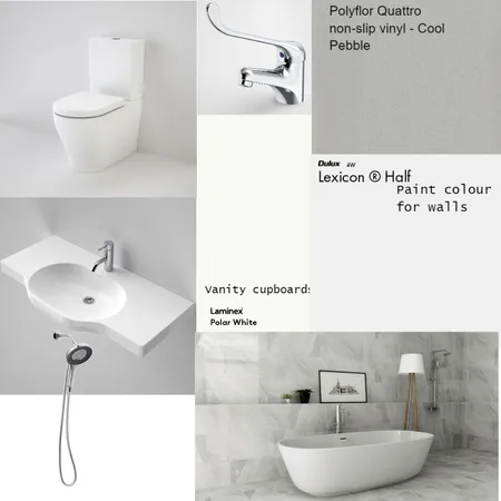 Grey bathroom Walpole Interior Design Mood Board by MMD Maintenance on Style Sourcebook