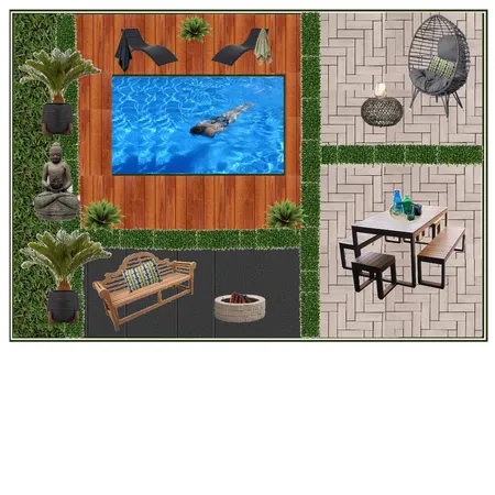 pool Interior Design Mood Board by De Novo Concepts on Style Sourcebook