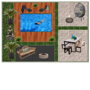 pool Interior Design Mood Board by De Novo Concepts on Style Sourcebook