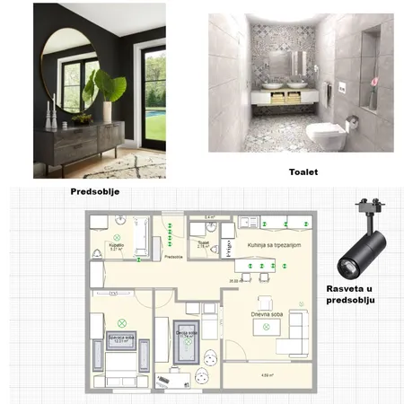 Diplomski, toalet i predsoblje Interior Design Mood Board by Dusan on Style Sourcebook