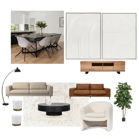 Traditional Living/Dining Room Interior Design Mood Board by mciscato97@gmail.com on Style Sourcebook