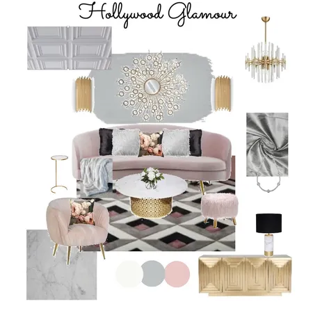 Hollywood Style Interior Design Mood Board by MotzDESIGNS on Style Sourcebook