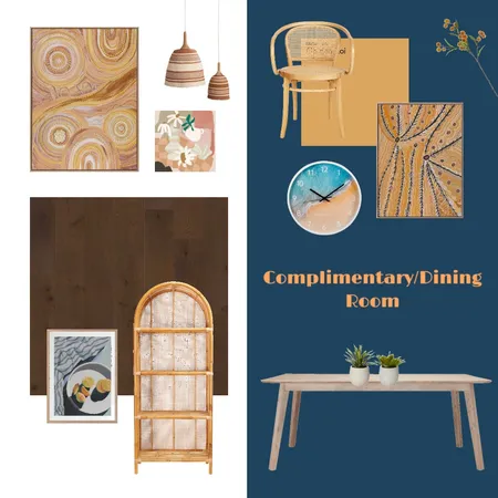Complimentary Dining Room Interior Design Mood Board by Heart Evans on Style Sourcebook