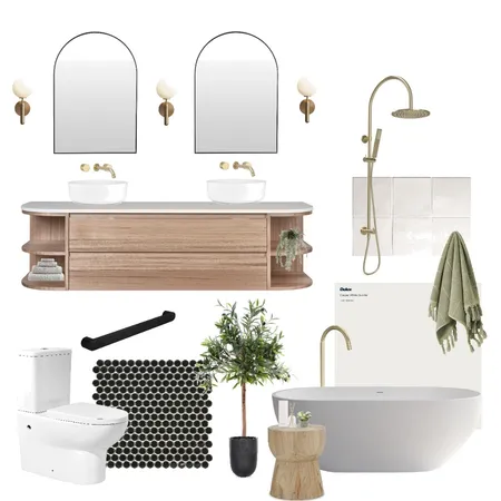 Ensuit Bathroom Interior Design Mood Board by AlyssaO on Style Sourcebook