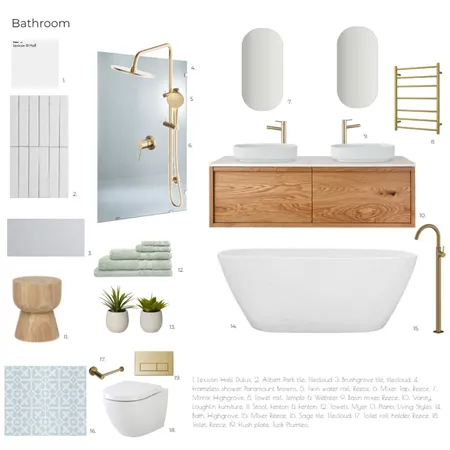 Bathroom Interior Design Mood Board by Ngribble on Style Sourcebook