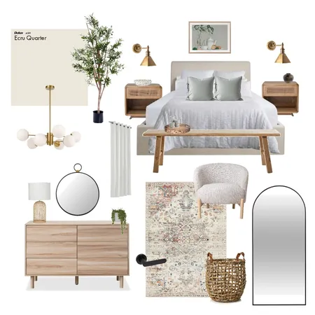 Primary Bedroom Interior Design Mood Board by AlyssaO on Style Sourcebook