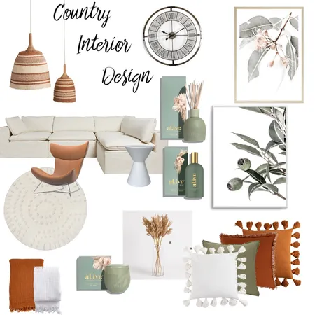 Country Interior Design Style Interior Design Mood Board by Bethanie on Style Sourcebook