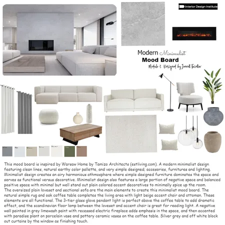 Modern Minimalist Interior Design Mood Board by Jennet on Style Sourcebook