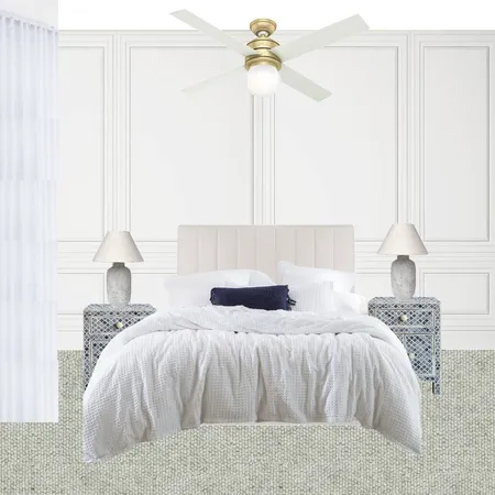 Master Bedroom blue transitional Interior Design Mood Board by Kayrener on Style Sourcebook