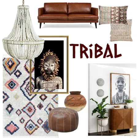 Tribal Interior Design Mood Board by Emily Galante on Style Sourcebook