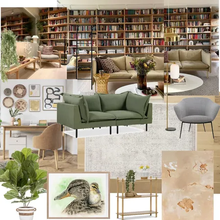 Library Inspo Interior Design Mood Board by AbbieBryant on Style Sourcebook