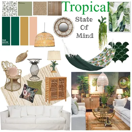 Tropical Interior Design Mood Board by Rumaanah_P on Style Sourcebook