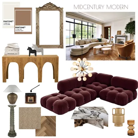 Midcentury modern Interior Design Mood Board by mrm_al on Style Sourcebook