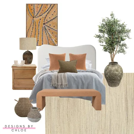 Natural bedroom Interior Design Mood Board by Designs by Chloe on Style Sourcebook