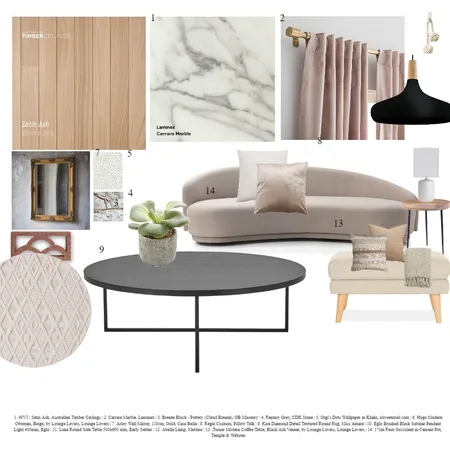 PINK Interior Design Mood Board by shezaiqbal on Style Sourcebook