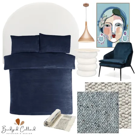 Modern Luxe Bedroom Interior Design Mood Board by Bridgid Collard on Style Sourcebook