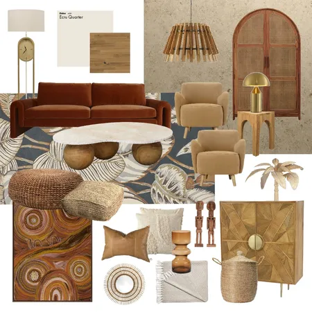 Warm Tropical Interior Design Mood Board by monicawillis on Style Sourcebook