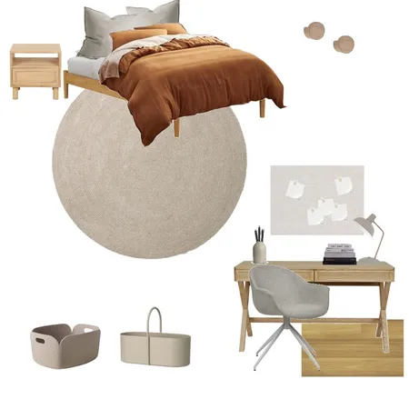 BENNETT - Lexi Bedroom DRAFT 1 Interior Design Mood Board by Kahli Jayne Designs on Style Sourcebook