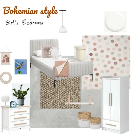 girl's bedroom Interior Design Mood Board by Ritu K on Style Sourcebook