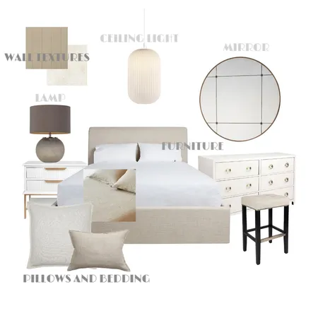 BEDROOM Interior Design Mood Board by LAYAL on Style Sourcebook