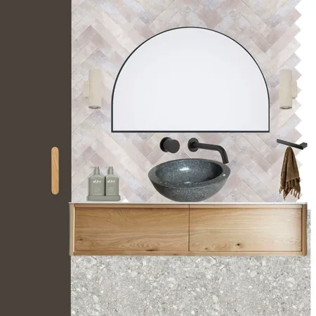 Earthy powder room Interior Design Mood Board by Emma Hurrell Interiors on Style Sourcebook