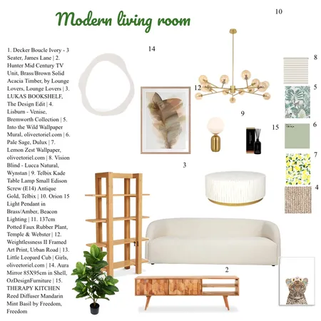 Living room Interior Design Mood Board by mariayevm0610@gmail.com on Style Sourcebook