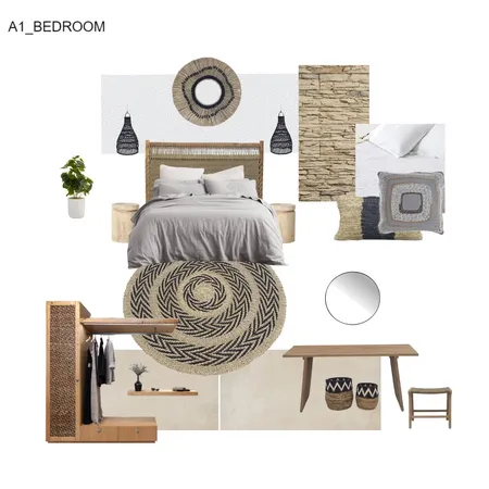 GR_A1_Bedroom Interior Design Mood Board by Dotflow on Style Sourcebook