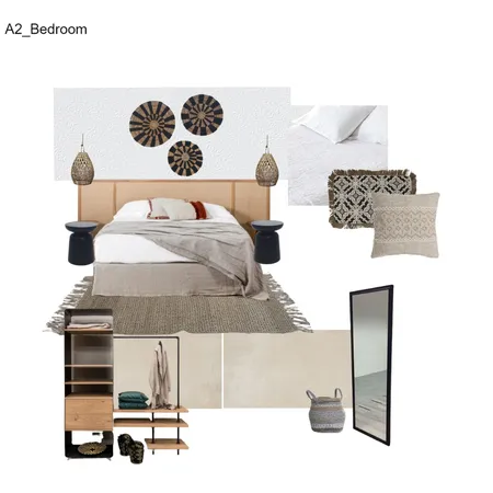 GR_A2_Bedroom Interior Design Mood Board by Dotflow on Style Sourcebook