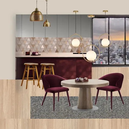 Modern Lux Kitchen + Dining Room Interior Design Mood Board by Kali & Meg on Style Sourcebook