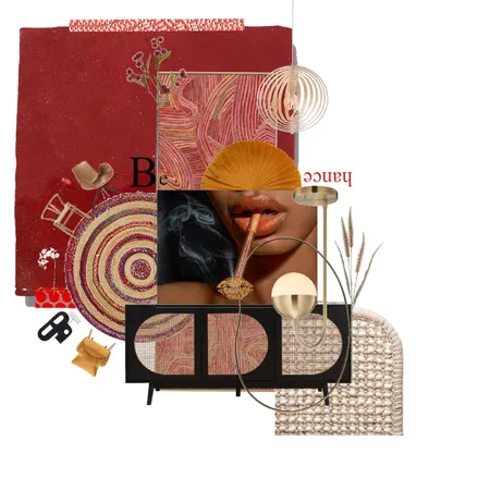 red v2 Interior Design Mood Board by Amy Sri on Style Sourcebook