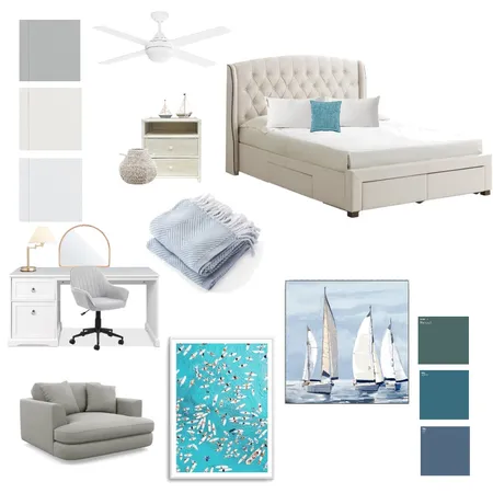 Bedroom Mood Board (Midterm) Interior Design Mood Board by meganstarkey on Style Sourcebook