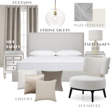 BEDROOM Interior Design Mood Board by LAYAL on Style Sourcebook