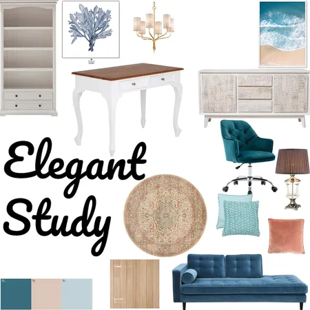 Elegant Study Interior Design Mood Board by capone67 on Style Sourcebook