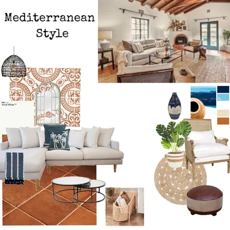 Mediterranean style Interior Design Mood Board by mehak dada on Style Sourcebook