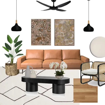 Tonal Living Interior Design Mood Board by The Blue Space on Style Sourcebook